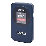 Zunate Tragbarer WiFi -Hotspot für Reisen, 4G LTE Mobile Internet mit SIM -Kartensteckplatz, Verbindet 10 Geräte für Campers -Wohnmobile