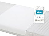 ZOLLNER 2er Set Matratzenauflagen in 50x90 cm - wasserdichter Matratzenschoner - Baumwolle - waschbar bis 95°C - Oeko Tex® Zertifiziert - vom Klinikspezialisten