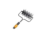 Fiskars Sternfräse, Gerätekopf, Arbeitsbreite: 17 cm, Stahl, Schwarz/Orange, QuikFit, 1000689