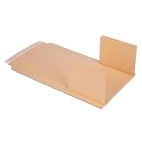verpacking 100 Buchverpackungen BV 2 DIN A 5 passend 245x165x20-70 mm Universal Wickelverpackung flexibel Groß- & Maxibrief geeignet