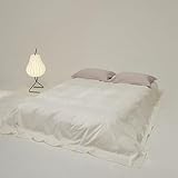 JIANINGHOME Bettlaken ohne Gummizug 200x245cm,Baumwolle, auch für/Sommerlaken in vielen Größen