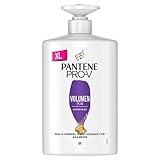 Pantene Pro-V Volume Pur Shampoo, Pro-V Formel + Antioxidantien, Für feines, plattes Haar, 1000ML