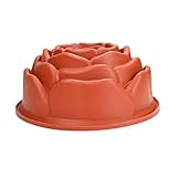 WKabnkn Rosenblumenform Form Mousses Kuchenform Schokolade Französisch Dessert Silikonform Nicht Stick Backware Gugelhupf Backpfanne Professionelle Backvorrichtungen