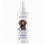 Animalius | Fellpflege Spray Hund | Natürliches Fellspray gegen Trockene Haut, Juckreiz, Mit Aloe Vera, Lebermoos, Made in Germany, 100 ml