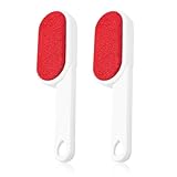 2 x Fusselbürsten, Kleiderbürste, Fusselbürste für Alltagsfussel, Reise-Fusselbürste, Doppelseitige Fusselbürste, für Kleidung, Autositzbezüge, Decken, Tierhaare