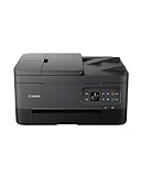 Canon PIXMA TS7450i Multifunktionsdrucker 3in1 (Tintenstrahl,Drucken, Kopieren, Scannen, A4, 35 Blatt ADF, OLED, WLAN, Duplexdruck, 2 Papierzuführungen, kompatibel mit Pixma Print Plan 'Abo') Schwarz