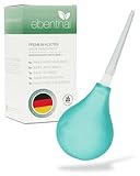 EBENTHAL-VITAL hygienischer Darmeinlauf inkl. Anleitung - Darmreinigung BPA-frei - Klistier zur Darmspülung - hochwertiges Darmreinigungs-Set 225 ml