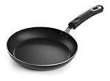 KICHLY Antihaft Bratpfanne 24cm, Beschichtete Pfanne Induktion, Aluminium Nonstick Frying Pan, Induktionspfanne Geeignet Für alle Herdarten - Grau