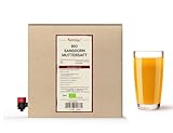 Kamelur 3 Liter BIO Sanddornsaft naturtrüb - 100% Direktsaft aus BIO Sanddornbeeren, Sanddorn Muttersaft ohne Zusätze - Sanddorn BIO Saft in praktischer Saftbox