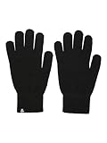 JACK & JONES Herren JACBARRY Knitted Gloves NOOS Handschuhe, Schwarz (Black Black), (Herstellergröße: One Size)