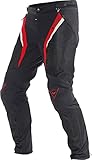 Dainese Drake Super Air Tex Pants Motorradhose, 54, Schwarz/Rot/Weiß