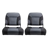 RASTKY Yacht-Kapitänssitze, Wasserabweisender Memory-Schaum, 2 Stück, Bootssitze für Yacht-Ponton-Kapitänsstühle, wasser- und Sonnenfest