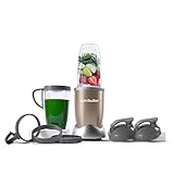 nutribullet Pro 900 mit 7 Zubehörteilen, Elektrischer Mixer, Zerkleinerer, Smoothiemixer, Multifunktions-Zerkleinerer, Leistung 900 Watt, NB910CP