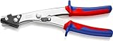 KNIPEX Blechknabber mit Mehrkomponenten-Hüllen vernickelt 280 mm, 90 55 280 EAN