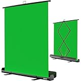 EMART Green Screen 165x220cm, Roll-up Panel Greenscreen...