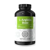 NATURE LOVE® L-Arginin Base mit Citrullin - 365 Kapseln - Hochwertiges pflanzliches Arginin in BASE Form mit 99,7+% Reinheit - Hochdosiert, vegan, in Deutschland produziert