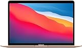 Late 2020 Apple MacBook Air with M1 Chip (13-inch, 8GB RAM, 256GB SSD Storage) (QWERTZ Germany) Gold (Generalüberholt)