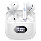 Bluetooth Kopfhörer, Kopfhörer Kabellos Bluetooth 5.3 In Ear Kopfhörer Bluetooth mit 4 ENC Noise Cancelling Mic, Kabellose Kopfhörer 50H Earbuds Tiefer Bass, LED-Anzeige, IP7 Wasserdicht Ohrhörer