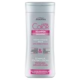 Joanna Ultra Color - Shampoo für Rosa Blond-Töne - Stärkendes Revitalisierendes Haar-Shampoo - Neutralisiert gelblichen Farbton - 200 ml