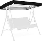 Generisch Schaukelüberdachung Wasserdicht Universal Ersatzdach Gartenschaukel UV-Schutz Dach Ersatz-Bezug Ersatzdach Universalmarkise Für Hollywoodschaukel 3 Sitzer,003,191 * 120 * 18 * 23CM