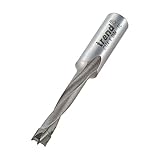 Trend Dübelbohrer 5mm x 35mm Schnitt, Lippen- und Sporndübelbohrer zur Verwendung mit der Trend Craft Dovetail Jig Dübelschablone, C174X8MMTC