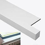 ZIMGOD Fensterbankabdeckung Fensterbank-Ersatzabdeckung mit Nase, Dekorative Fensterbank-Umgestaltung, Kantenabschluss, Fensterbank-Nasenabdeckung für Pflanzen/Küchen(60x15cm(23.6x5.9in))