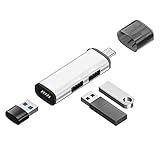 Rudiaoa 3-in-1-Hochgeschwindigkeits-5-Gbit/s Typ C Hub Adapter USB .0-Anschluss Gleichzeitige Verwendung Für Tastatur Maus Drucker U Disk USB Adapter Für Laptop Maus