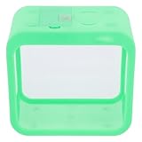 jojofuny Kleines Betta Aquarium mit Licht Abnehmbare Ökologische Landschaftsbox Transparentes Kleiner Fischzuchtbecken für Zuhause und Büro