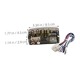 SEWACC Auto Audio Niederfrequenz wandler mit Einstellbarer Verzögerung Line Ausgang Kompatibel mit Verstärker und Lautsprecher Einfacher EIN knopf Betrieb für Schnelle Zufällige Farbe