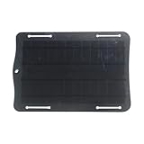 YMXQUP Tragbares Solarpanel, USB, 5 V, 10 W Akku, Solar-Lademodul, Board, Outdoor, Wandern, Netzteil für Handys