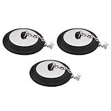 DECHOUS 3 Stück Gummi Badewannenabflussstopfen mit Langer Kette 5cm Badezimmer und Waschbeckenstöpsel für Badewanne und Spüle