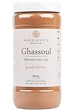 MARRAKESCH Ghassoul Lavaerde Pulver 800g | Original Marokkanische Tonerde als Gesichtsmaske für Gesichtsreinigung | Natürliches Peeling für Gesicht Haut und Haare | Wascherde als Körperpflege