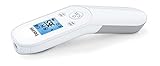 Beurer FT 85 kontaktloses digitales Infrarotthermometer, schnelles Fieberthermometer zur hygienischen, sicheren Messung der Körpertemperatur an der Stirn
