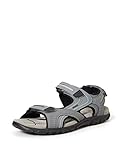 Geox Herren U Sandal Strada D Riemchensandalen, Grau Stone Lt Grey, 44 EU