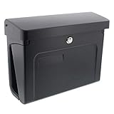 BURG-WÄCHTER Briefkasten mit Zeitungsfach, Kunststoff, Einwurf-Format DIN C4, 2 Schlüssel, Fehmarn 3888 ANT, Anthrazit