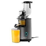Cecotec Kaltpress-Entsafter für Obst und Gemüse Juice&Live 2500 EasyClean Brush. DC 200W, 70RPM, BPA-frei, 3 Positionen, Slow Juicer, EasyClean-Filter, Tritan, Saft- und Fruchtfleischbehälter