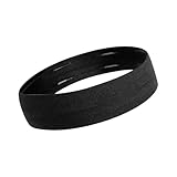 F Fityle Running Stirnband Schweißband Leichte Mehrzweck -Nicht -Slip -Geschenk -Haarband Haarband für Fitnessstudio Erwachsene Übung Fitness, Schwarz