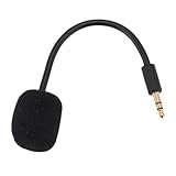 Mikrofon-Ersatz für Razer Barracuda X Game Headset, 3,5-mm-Mikrofon mit Geräuschunterdrückung, Abnehmbares Gaming-Boom-Mikrofon mit Schaumstoff