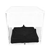 Baseball-Etui – Displaybox aus Acryl mit Samtbasis, transparenter Staubschutz für Erinnerungen und signierte Bälle | für Sport, Zuhause, Spiele, Ausrüstung,