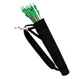 HZZON Köcher für Pfeile Bogenschießen Quiver Köcherhalter Pfeilköcher Rücken und Hüfte Quivers Pfeile Köcher Einstellbare Pfeil Rucksack Bogenköcher für Compound Recurve Bogen Praxis Ziel Jagd