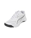 Puma Unisex Adults Solarstrike Ii Indoor Court Shoes, Puma White-Shadow Gray, 43 EU