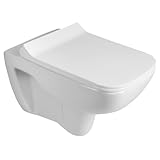 SPAZIA Hänge-WC, 34x53cm, Weiß