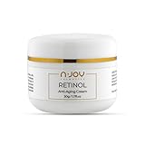 N JOY Cosmetics Retinol Anti Aging Creme - Retinol Creme 50ml. mit Hyaluron - Anti Falten Creme Tagescreme Feuchtigkeitscreme für eine straffere Haut - Anti-Aging Cream Frauen Retinol Creme Gesicht