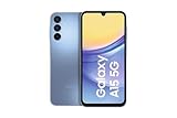 Samsung Galaxy A15 5G Smartphone, Simlockfrei ohne Vertrag, Android-Handy, Schnellladefunktion, 128 GB, Blue, 2,5 Jahre Herstellergarantie [Deutsche Version]