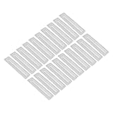 BATHVEVE 20 Stück Schutzbox für Wanduhrzeiger aus Robustem Kunststoff Stoßfest Einfache Installation Transparentes Design für Schutz und Pflege von Uhrzeigern bei Wanduhren