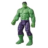 Marvel Avengers Titan Hero Serie Blast Gear Deluxe Hulk Action-Figur, 30 cm großes Spielzeug, Für Kinder ab 4 Jahren, grün