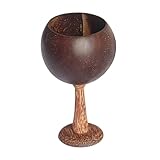 Partybecher – -Party-Tassen, Hawaiianische Kokosnussschalen-Cocktail-Tasse, Retro-Kreativ-Getränkesaftbecher, Cocktail-Tassen für Hawaii-Strandpartybar