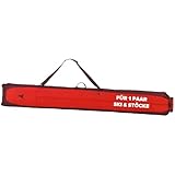 ATOMIC SKI Sleeve I Skitasche für Ski & Stöcke I Längenverstellbares 205cm Rolltop I Wasser- & schmutzabweisend I Premium Skiersack mit Tragegurt I Kratzfeste Ski-Transporttasche