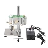 ECUTEE Mini Tischbohrmaschine Standbohrmaschine Säulenbohrmaschine mit 12V-Netzteil-Adapter, Mini Bench Drill Drehzahlregelung 400-4500rpm Bohrhub13mm Löcher Bohren 1-3mm, Mini Bench Drill