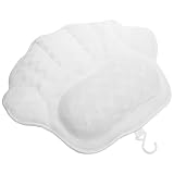 TOVINANNA Waschbares Badewannenkissen mit Saugnäpfen Nackenstütze Rutschfestes Leichtes Spa kopfkissen für Badewanne Dusche und Reise Komfortables Badaccessoire für Entspanntes Baden und